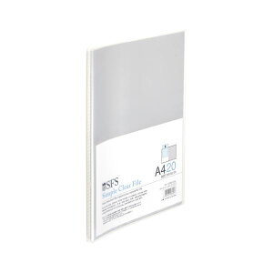 (まとめ) たんぽぽ A4クリアーファイル A4判タテ型(20ポケット) 109991030 クリアー 1冊入 【×20セット】 透明なポケットで、文書の保管・整理・検索がスムーズ 見やすくて使いやすい A4サイズのクリアーファイル、縦型(20ポケット)109991030、クリアーな1冊入りを2