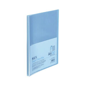 (まとめ) たんぽぽ A4クリアーファイル A4判タテ型(30ポケット) 109991070 ブルー 1冊入 【×10セット】 青 透明なポケットで、文書の保管・整理・検索が一層便利に 見やすい 使いやすい たんぽぽ A4クリアーファイル A4サイズ縦型(30ポケット) ブルー 1冊入り【10セ