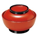 4.5寸 乱引三日月丼/どんぶり鉢 【朱ツバ黒 TA】 直径140×高さ92(65)mm 日本製 国産 食洗機対応 〔和食 レストラン 店舗 お店〕 飲食店で使...