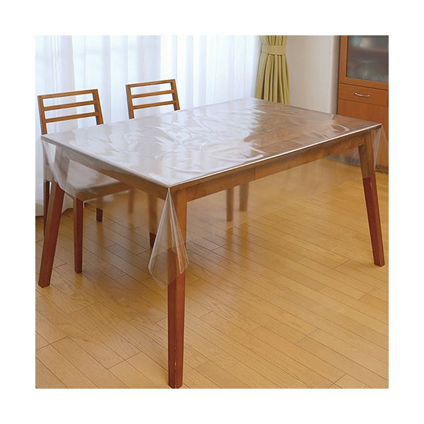 (まとめ)明和グラビア 透明テーブル 机 カバー 1200×1500mm 厚さ0.3mm SKT-1215 1枚 【×3セット】 テーブル 机 を美しく保つ 透...