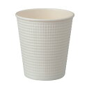 (まとめ)サンナップ エンボスカップ ホワイト250ml(8.5オンス)C2550EN 1パック(50個)【×10セット】 白 熱くなりにくい二重構造紙コップ ...