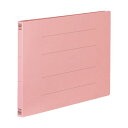 (まとめ) プラス フラットファイル 樹脂とじ具A4ヨコ 150枚収容 背幅18mm ピンク No.022N 1セット(10冊) 【×30セット】 簡単にゴミ分...