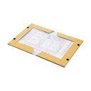 (まとめ) TANOSEE図面ファイル(クラフトタイプ) A2 2つ折 背幅28mm 1冊 【×30セット】 折り目や巻き癖が少なく、まるで魔法のようなブックタ...