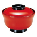 4.5寸 かすみ椀/お椀 【朱ツバ黒 TA】 直径135×高さ102(79)mm 日本製 国産 食洗機対応 〔和食 レストラン 店舗 お店〕 飲食店で使える 食...