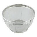 【40個セット】 ステンレス 深型 ざる/調理器具 【21cm】 リング付き 吊り下げ整理 収納 可 お手入れ簡単 SUIグート 〔キッチン 台所〕 頑丈で使い...