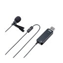 高性能USBピンマイク MM-MCU12BK USB接続で便利な高性能ピンマイク Skypeやインターネット通話に最適なUSBマイクロフォン クリアな音声で会議...