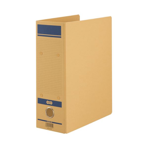 （まとめ）TANOSEE保存用ファイルN(片開き) A4タテ 800枚収容 80mmとじ 青 1冊 【×10セット】 エレガン..