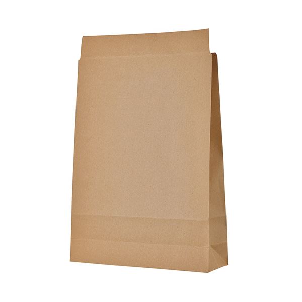 TANOSEE 宅配袋 大 茶封かんテープ無し 1パック(100枚) コスト削減の革命 テープ不要の便利な宅配袋 大容量 大型 100枚入り