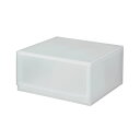 (まとめ) サンカ ナチュラ クリアモジュール MWD2SC-MWCL 1個 【×3セット】 スタッキング可能なアイテム整理 収納 ユニット 一緒につなげて使え...