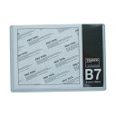 (まとめ)TRUSCO 厚口カードケース B7THCCH-B7 1枚 【×50セット】 高い耐久性 頑丈 で折れにくい 0.5mmの適度な厚みが魅力 B7サイズ...