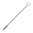 (まとめ)TRUSCO 小径パイプブラシ3.5mm HACCP対応 グリーン TMPB-3.5-GN 1本【×5セット】 緑 穴の奥まで届く 便利なブラシ 細部...