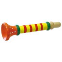 (まとめ)木製ラッパ【×20セット】 木製の音楽の魂【×20セット】- 音色に酔いしれる木の響きが奏でる、心躍るラッパの調べ -