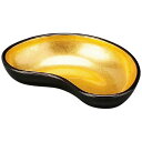 5寸 松笠小鉢/和食器 【2色金箔 裏黒塗 A】 154mm×109mm×30mm 日本製 国産 〔和食 レストラン 店舗 お店〕 和の風情漂う飲食店で愉しむ、...