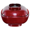 5寸 柾目角椀/お椀 【溜内朱 A】 160×160×高さ110(75)mm 日本製 国産 〔和食 レストラン 店舗 お店〕 和の風情漂う飲食店で愉しむ、日本製...