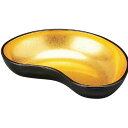 8寸 松笠盛鉢/和食器 【2色金箔 裏黒塗 A】 239mm×170mm×48mm 日本製 国産 〔和食 レストラン 店舗 お店〕 和の風情漂う飲食店で愉しむ、...