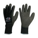 (まとめ) 東和コーポレーション PowerGrabThermo W 10/XL ブラック/ダークブラウン PG-348-XL 1双 【×3セット】 黒 茶 し...