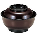 神楽無地丼/どんぶり鉢 【溜内黒 A】 直径158×高さ105(75)mm 日本製 国産 〔和食 レストラン 店舗 お店〕 和の味わいを極める、飲食店で愛された...
