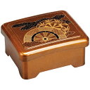 新光月丼重/重箱 【御所車内朱 A】 167×143×80mm (143×119×46mm) 日本製 国産 〔和食 レストラン 店舗 お店〕 和食の極み、国産の...