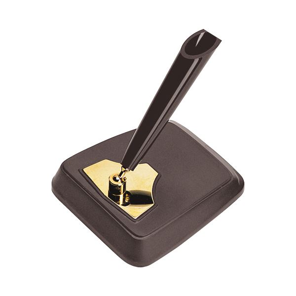 （まとめ）TANOSEE デスク (テーブル 机) ペンスタンド 1本立 ブラウン 1個【×5セット】 茶 ビジネスパーソンの印象を一新する、レトロな雰囲気漂うデスクアイテム 懐かしさと実用性を兼ね備えたスタイリッシュなデスクペンスタンド（1本立ち）ブラウン 仕事の効率を高め