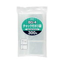 (まとめ) ジャパックス チャック付ポリ袋 ヨコ60×タテ85×厚み0.04mm BG-4 1パック(300枚) 【×30セット】 便利なチャック付きポリ袋 店...