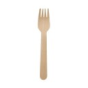 (まとめ) サンナップ 透明袋入 ウッドフォーク 15.5cm 100本 【×5セット】 透明袋入りのウッドフォーク、使い勝手抜群の15.5cm 100本セット...