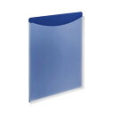 (まとめ) ライオン事務器 ホルダーファイル(ビジカル) A4タテ 325×225mm ブルー PH-13B 1冊 【×50セット】 青 スペースセーバー クリ...