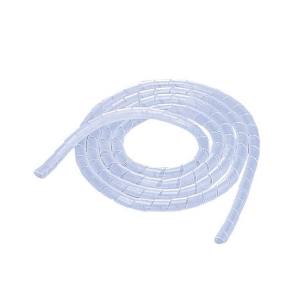 （まとめ） ケーブル 配線 スパイラルチューブ内径9mm 長さ2m クリア BST-9CR 1本【×10セット】 ケーブル を美しく整理 パソコン PC 周辺の配線をスマートにまとめる 内径9mm、長さ2mのクリアな ケーブル スパイラルチューブ、10本セット