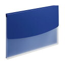 (まとめ) ライオン事務器 ホルダーファイル(ビジカル) フタ付 A4ヨコ 235×313mm 背幅16mm ブルー PH-12BF 1冊 【×30セット】 青...