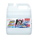 (まとめ) ライオン トップ クリアリキッド 業務用 4kg 1本 【×5セット】 究極の汚れ対応 あらゆるドロ、皮脂、ニオイに立ち向かう 驚異のクリアリキッド...