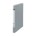 (まとめ) TANOSEE Zファイル(貼り表紙)ロングタイプ グレー 1セット(10冊) 【×5セット】 頑丈な貼り表紙で、ロングタイプのレバーとじ具を採用し...