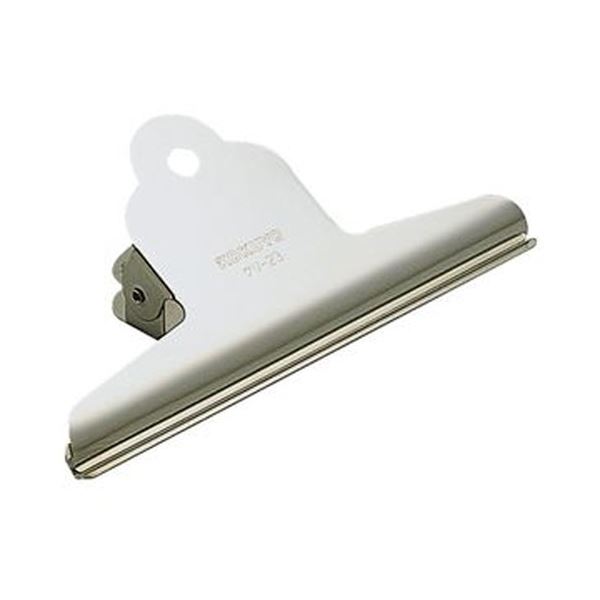 (まとめ)コクヨ 山型クリップ 大 クリ-23 1セット(10個)【×5セット】 広い口幅で使いやすい 山型クリップの大サイズセット 10個入り×5セット