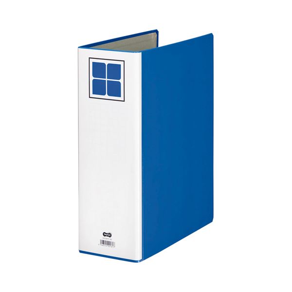 (まとめ) TANOSEE 片開きパイプ式ファイルE A4タテ 800枚収容 背幅106mm 青 1冊 【×30セット】 整理 収納 力800枚 青い片開きパイ...