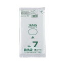 (まとめ)クラフトマン 規格袋 7号ヨコ120×タテ230×厚み0.03mm HKT-T007 1パック(100枚)【×50セット】 食品衛生法に適合した極薄0...