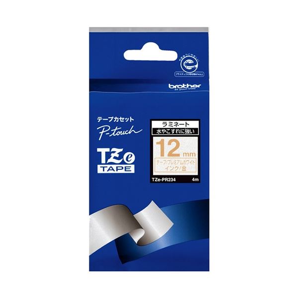 (ޤȤ) ֥饶 TZeơ (ơץץߥॿ) ԡåѥơ ץߥۥ磻(ʸ) 12mm TZE-PR234 1 ...