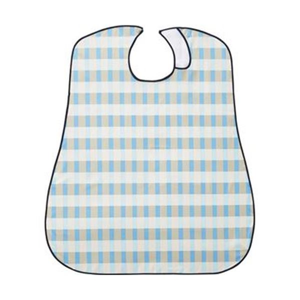 (まとめ)竹虎 ソフラピレンエプロンボーダーチェック ブルー 1枚【×20セット】 青 食事の際に便利な、お手頃価格で揃えやすいエプロン 色とりどりのボーダーチ...