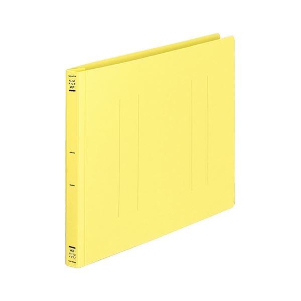 (まとめ) コクヨ フラットファイル(PP) A4ヨコ 150枚収容 背幅20mm イエロー フ-H15Y 1セット(10冊) 【×10セット】 黄 お得な10...