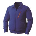 KU90510 空調服 R ポリエステル製遮熱長袖ブルゾン 服のみ ブルー M 青 パワフルな作業に最適 屋外でも安心 安全 の防水ワークウェア 熱を遮る長袖ブ...