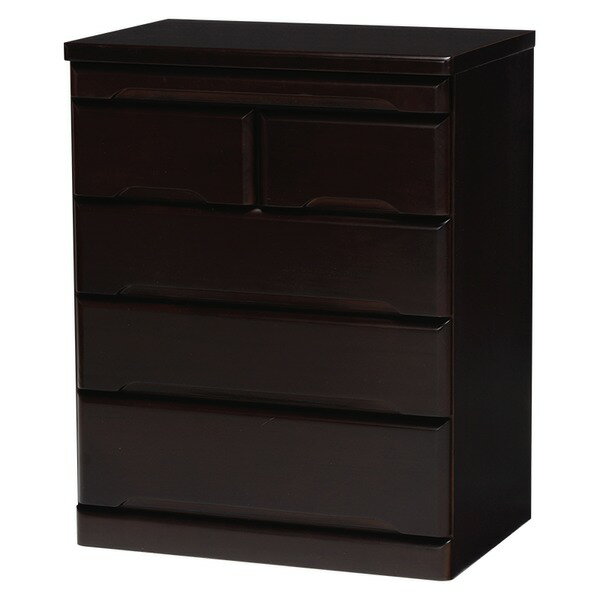 桐製 仏壇チェスト 整理 タンス 収納 キャビネット 仏具 約幅60×奥行40×高さ75.5cm ダークブラウン 茶 ..