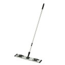ライトモップ 掃除用品 本体のみ 幅60cm 全長:131.4cm 頭・柄:アルミ 清掃用品 生活雑貨 生活用品 お掃除用品 しっかりと固定できるクリップ付きの...
