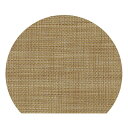 尺3 半月マット/トレー 【ベージュ格子】 396mm×345mm PVC 塩ビ 〔和食 レストラン 居酒屋 店舗 お店 飲食業〕 美しい和食器でおもてなし 便...