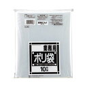 (まとめ)日本サニパック Lシリーズ 業務用ポリ袋 ダストカート用 透明 150L L-98 1パック(10枚)【×10セット】 驚異の耐久性と滑らかさを誇る ...