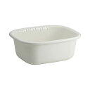 (まとめ) アスベル ポゼ 洗い桶角型 小 ホワイト 1個 【×10セット】 白 食事のお供に最適 調理の助け舟 アスベルの角型洗い桶 小サイズ ホワイトが10...