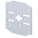 2×4Mate(ツーバイフォーメイト) XBP-605 ネイティブF形ブラケット オフホワイト【2個セット】 白 木材との相性抜群 自作DIYパーツ 2×4Craft(ツーバイフォークラフト) XBP-605 ネイティブF形ブラケット オフホワイト【2個セット】 白