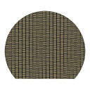 尺3 半月マット/トレー 【変り市松】 396mm×345mm PVC 塩ビ 〔和食 レストラン 居酒屋 店舗 お店 飲食業〕 伝統の味わいを楽しむ和食器の美し...