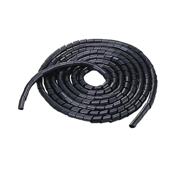 楽天夢の小屋（まとめ） ケーブル 配線 スパイラルチューブ内径15mm 長さ5m ブラック BST-15BK 1本 【×10セット】 黒 ケーブルを美しく整理 パソコン周りの配線を一挙解決 15mm内径のエレコムスパイラルチューブ、5mの長さでお得 ブラックカラーでスタイリッシュにまとめました 10本セッ