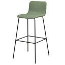 カウンターチェア (イス 椅子) ハイチェア 約幅454mm グリーン 金属 スチール BARSTOOL バースツール バーチェア リビング ダイニング プレゼ...