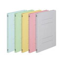 (まとめ)TANOSEE フラットファイル(ノンステープルタイプ)A4タテ 150枚収容 背幅18mm カラーミックス 5色 1セット(5冊:各色1冊)【×50...