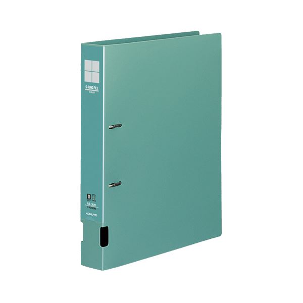 (まとめ) コクヨ DリングファイルS型 再生PP表紙 A4タテ 2穴 300枚収容 背幅45mm 緑 フ-FD430G 1冊 【×30セット】 環境にやさしい...