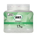 (まとめ) エステー 消臭力 業務用 ゲル トイレ用 本体 1.7kg 森林 【×10セット】 森林の香りが広がる エステーの消臭力業務用ゲル、トイレ専用本体が...