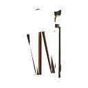 (まとめ)ステッキベーシックE折畳S ブラウン【×2セット】 茶 折りたたみ可能なステッキベーシックE、ブラウン色で2セット 手軽に持ち運べるステッキの新定番 茶